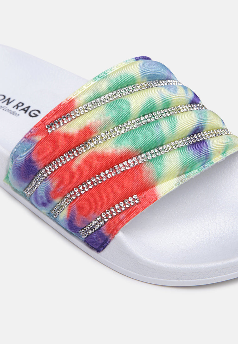 jodene multi studded slip-on sandal#color_multi