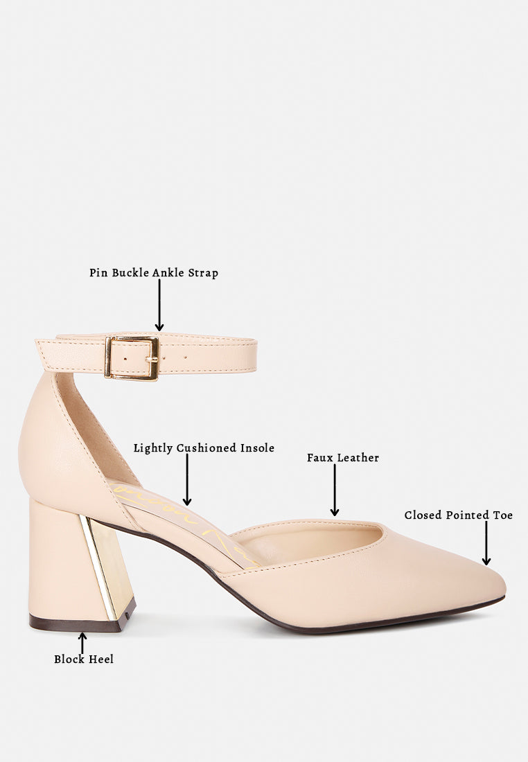 myla faux leather metallic sling heeled sandals#color_beige