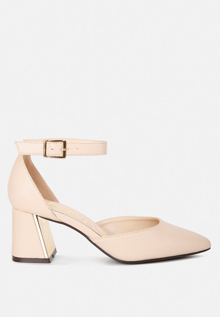 faux leather metallic accent heeled sandals by mode#color_beige