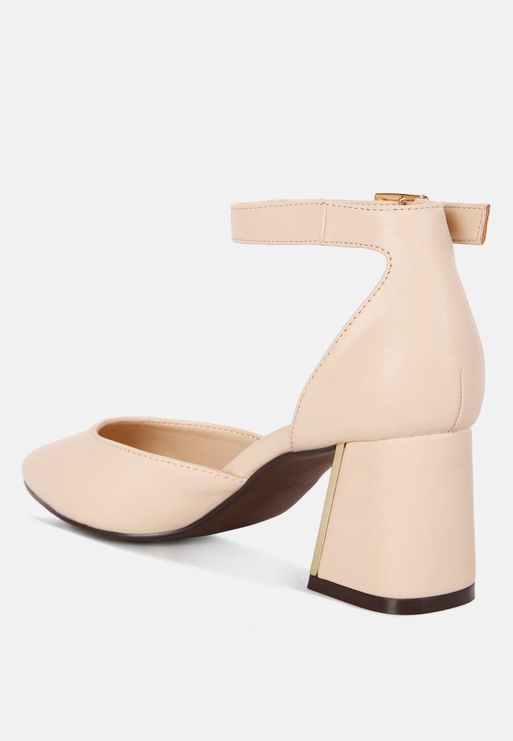 faux leather metallic accent heeled sandals by mode#color_beige