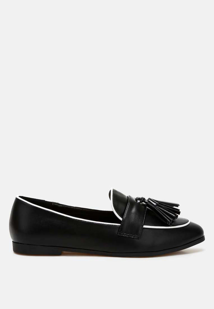 Mocasines con borlas en dos tonos Mythos#color_black