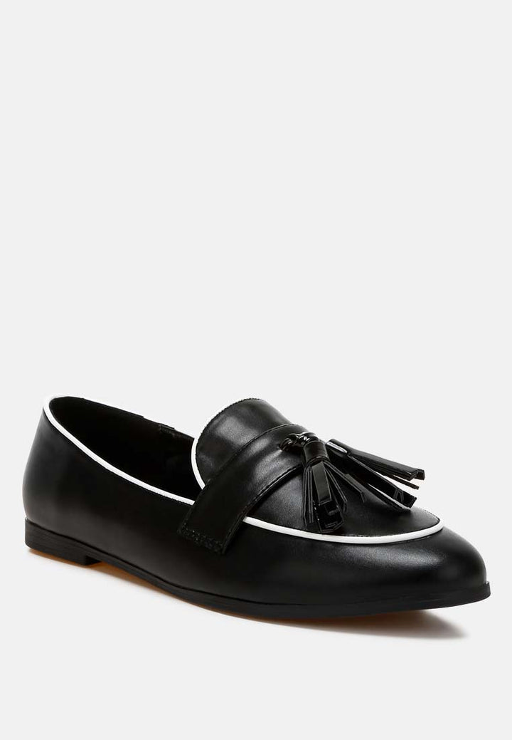 Mocasines con borlas en dos tonos Mythos#color_black