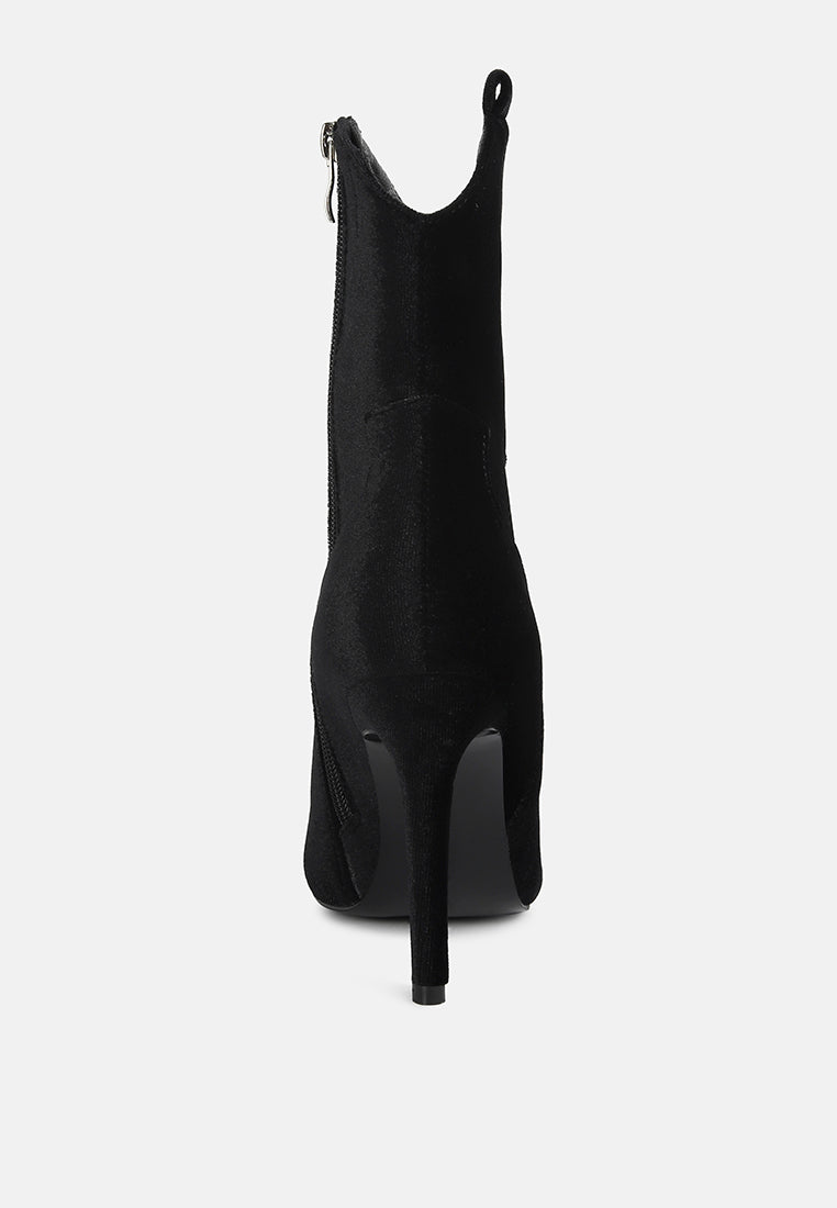 Bota niña nat love terciopelo vaca#color_negro