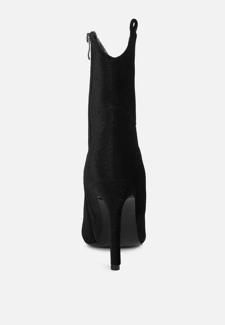 Bota niña nat love terciopelo vaca#color_negro