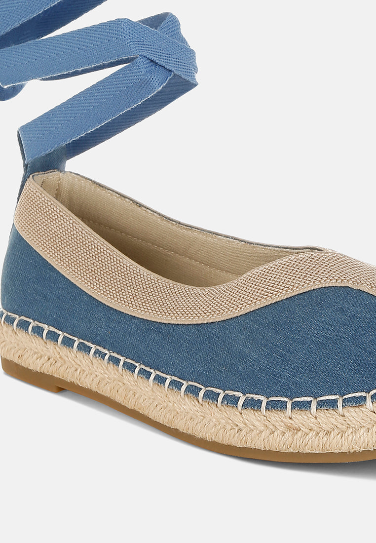 nalya detachable lace up espadrille sandals by ruw#color_denim