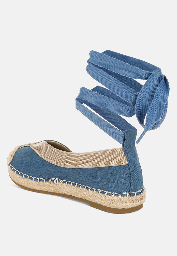 nalya detachable lace up espadrille sandals by ruw#color_denim