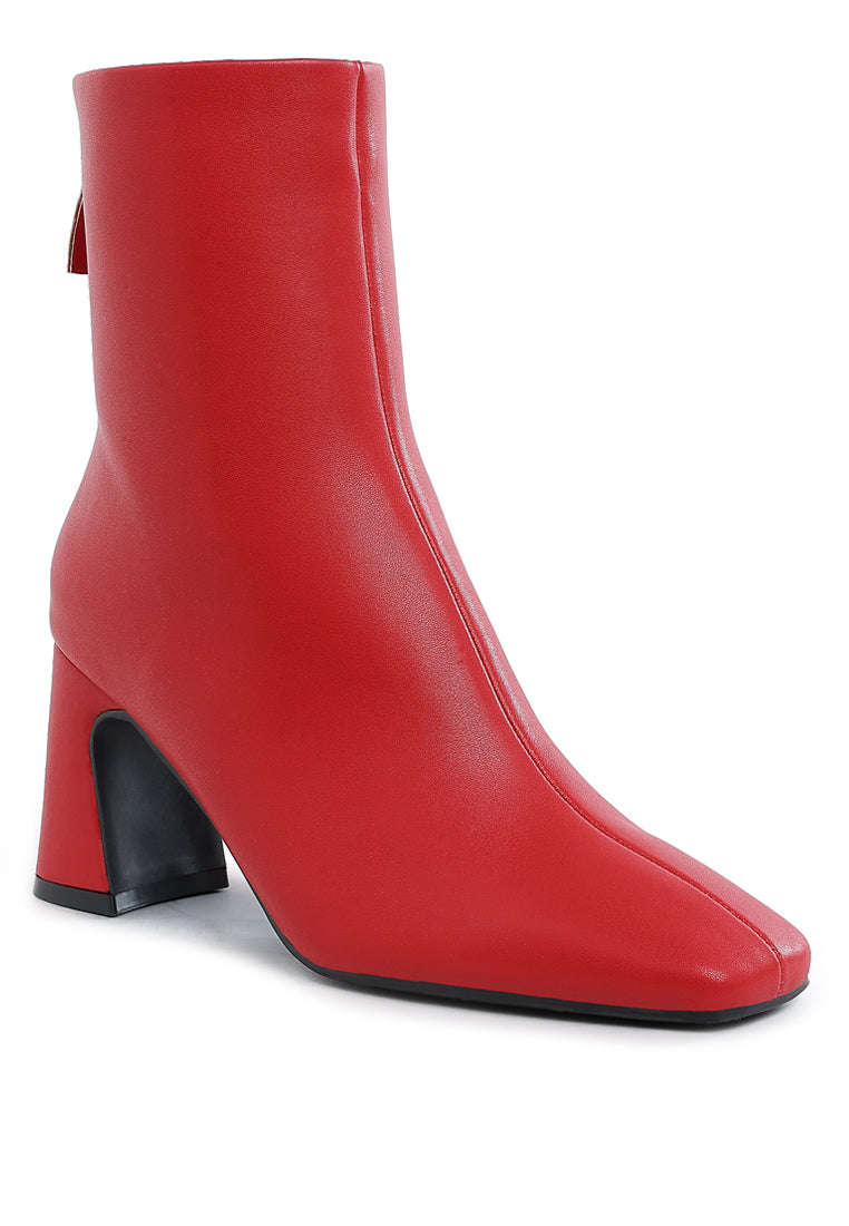 neapolitan faux leather square toe ankle boots#color_red