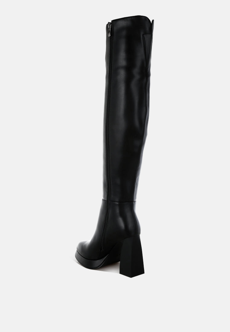 nenana faux leather knee-high boots#color_black