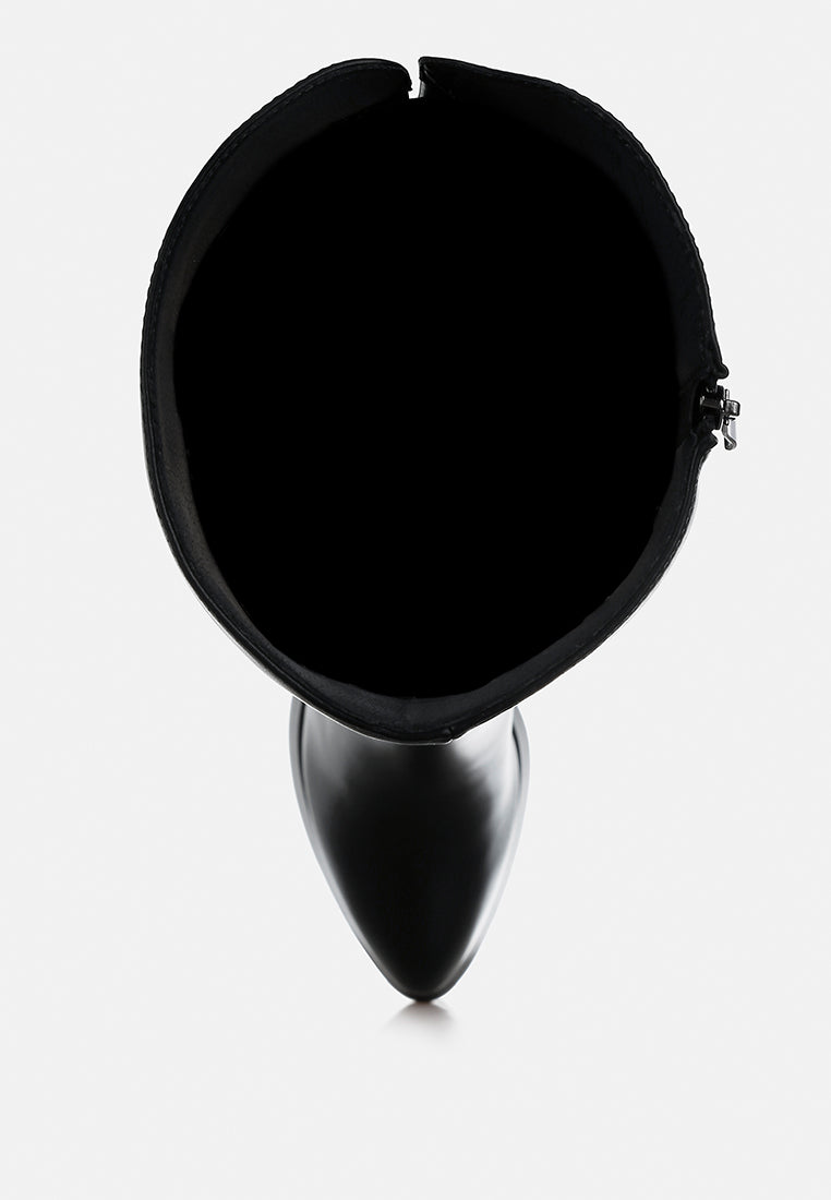 nenana faux leather knee-high boots#color_black