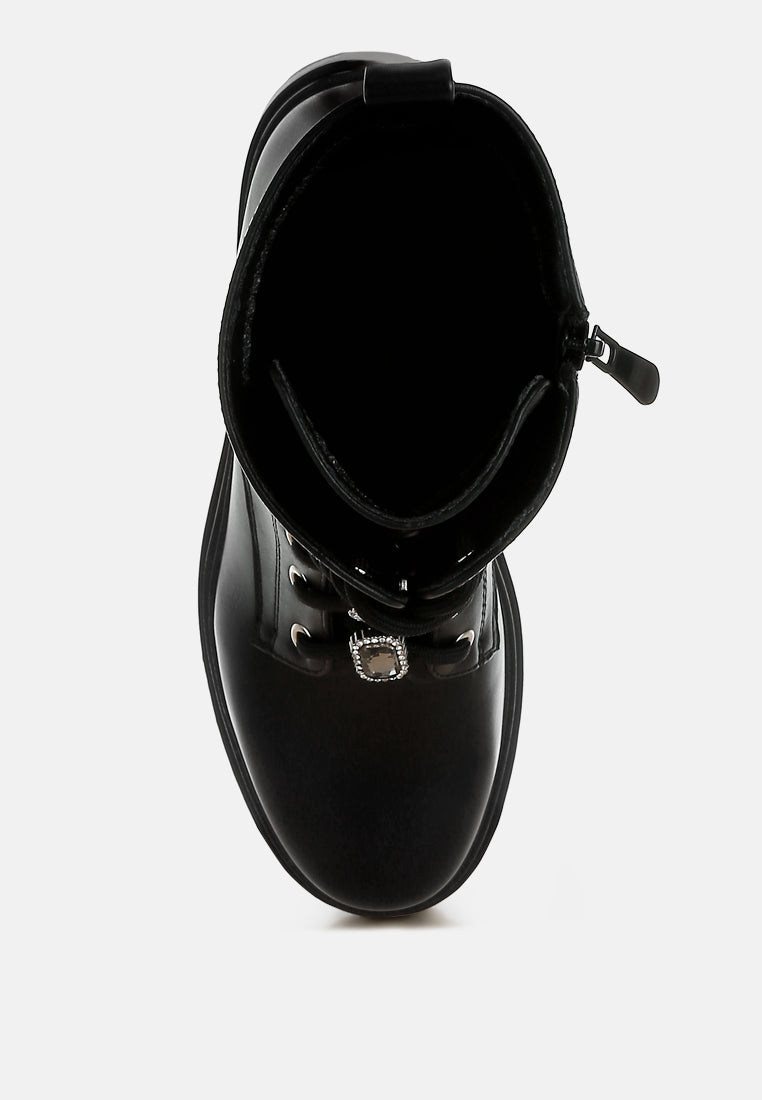 rhinestone jewelled chunky boots by mode#color_black