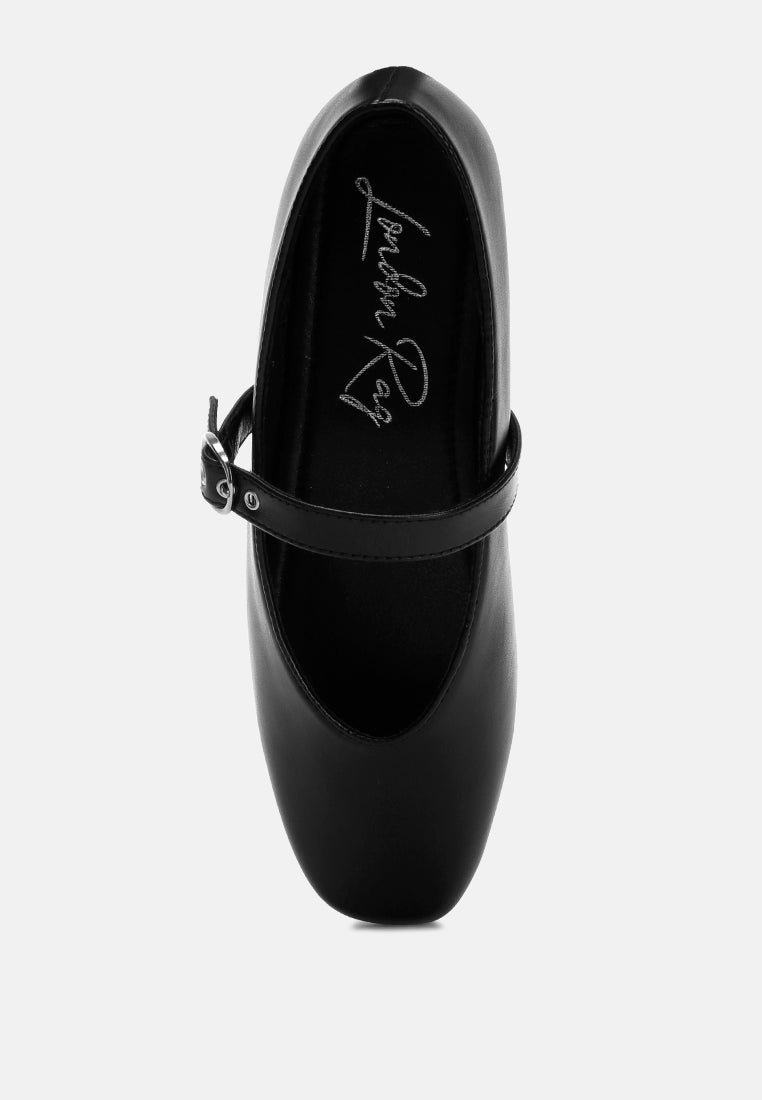 ninily mary jane flat ballerinas#color_black