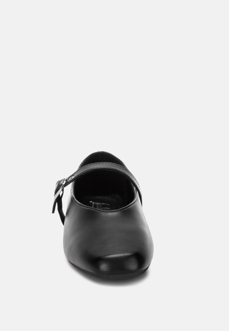 ninily mary jane flat ballerinas#color_black