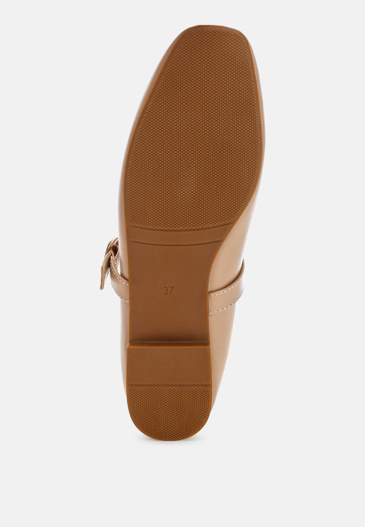 ninily mary jane flat ballerinas#color_beige