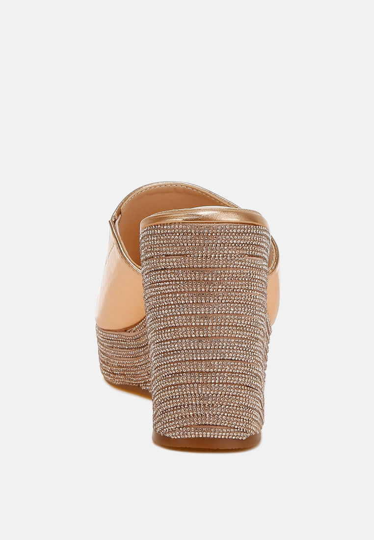 wedge heel peep toe sandals by ruw#color_rose-gold