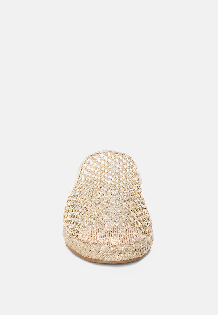 nongai raffia espadrilles mules by ruw#color_beige