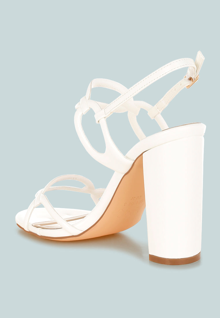 cut out chain sandals by mode#color_white