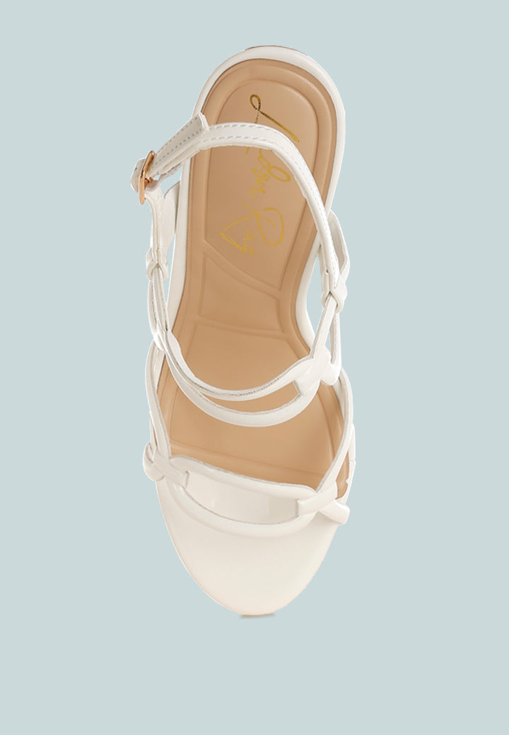 cut out chain sandals by mode#color_white