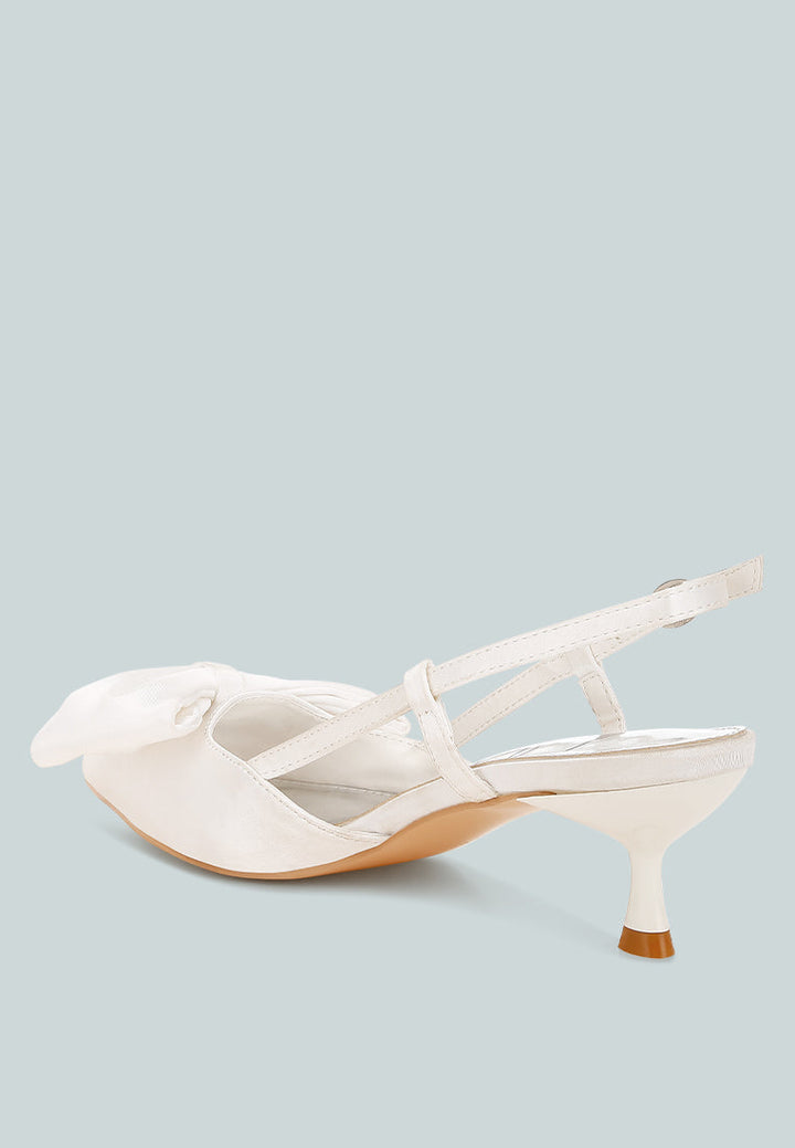 satin bow slingback sandals by rag#color_white