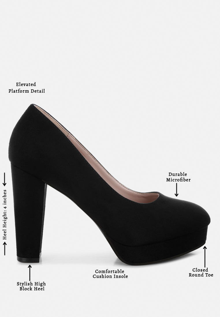 olanta block heel pumps#color_black