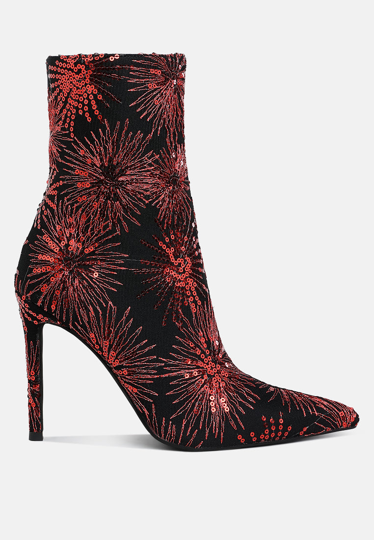 oleander sequin embellished stiletto boots#color_red