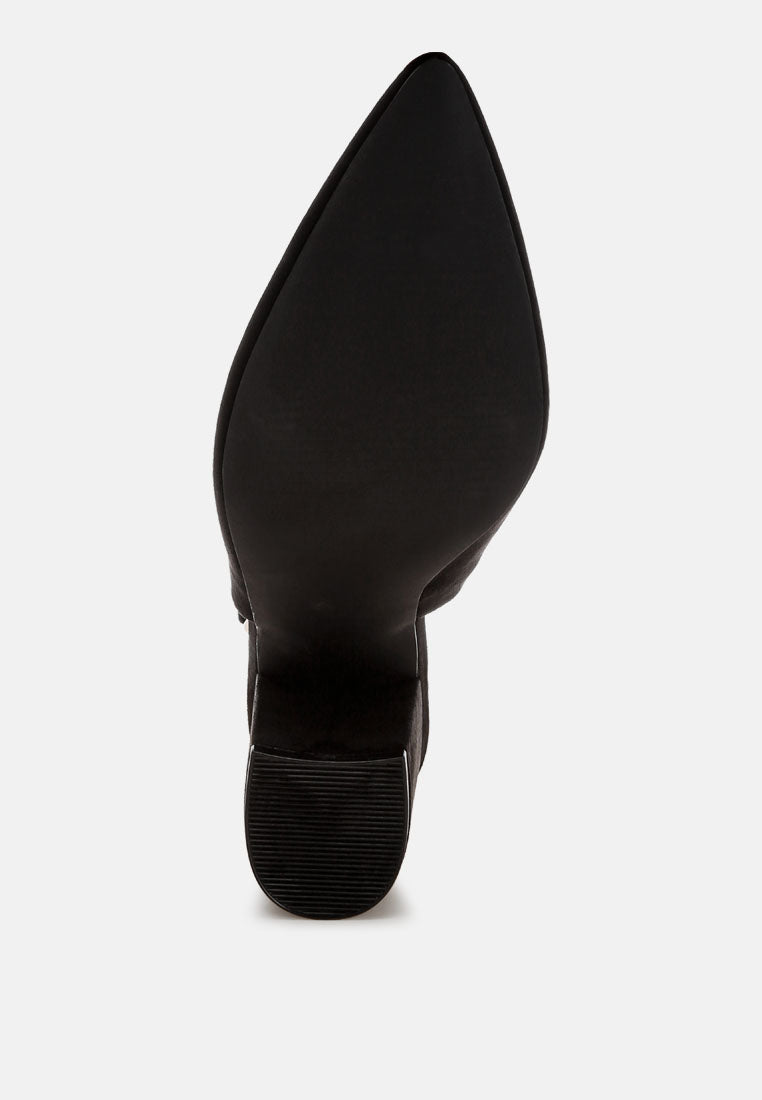 omaga pin buckle slingback heels#color_black-suede