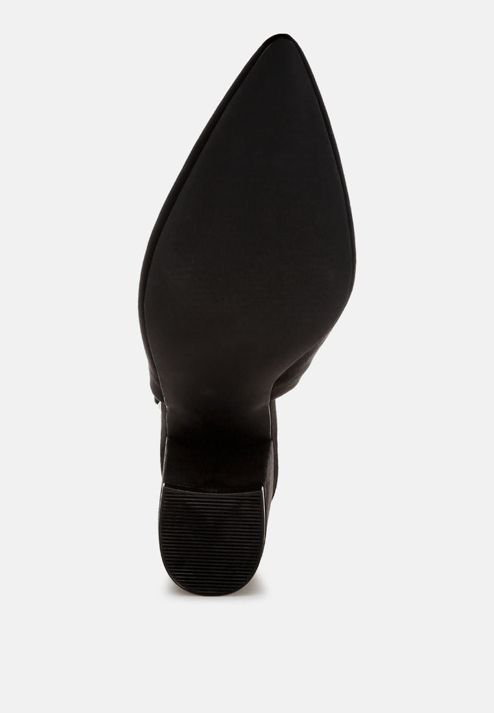 omaga pin buckle slingback heels#color_black-suede