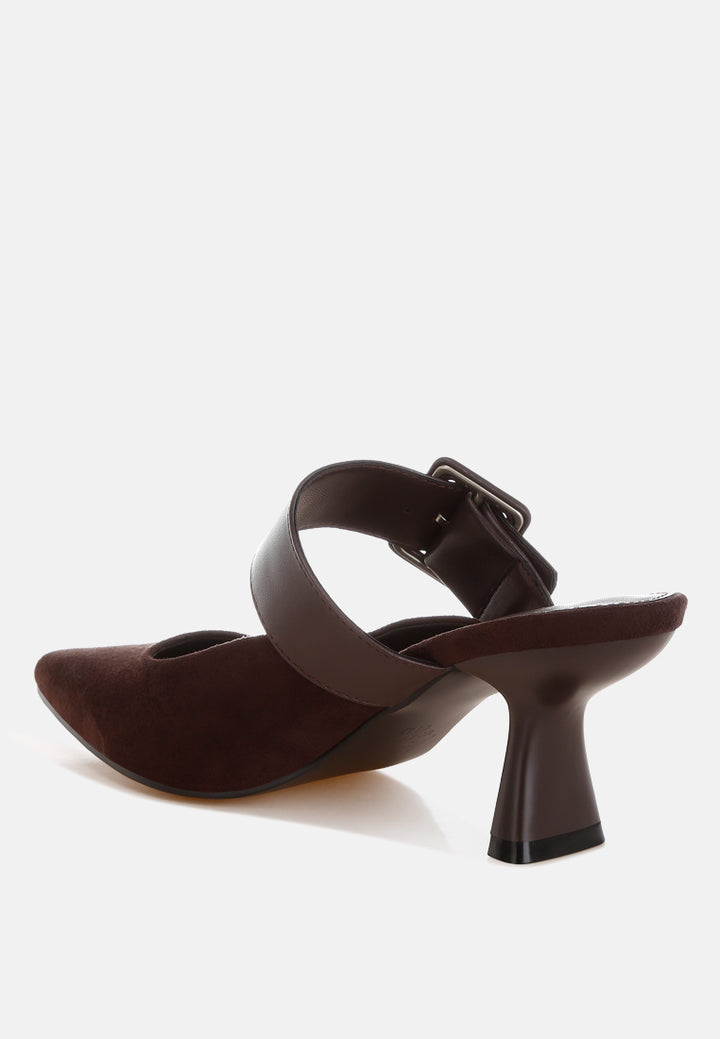 onagra microfiber pointy slip-on mules#color_brown
