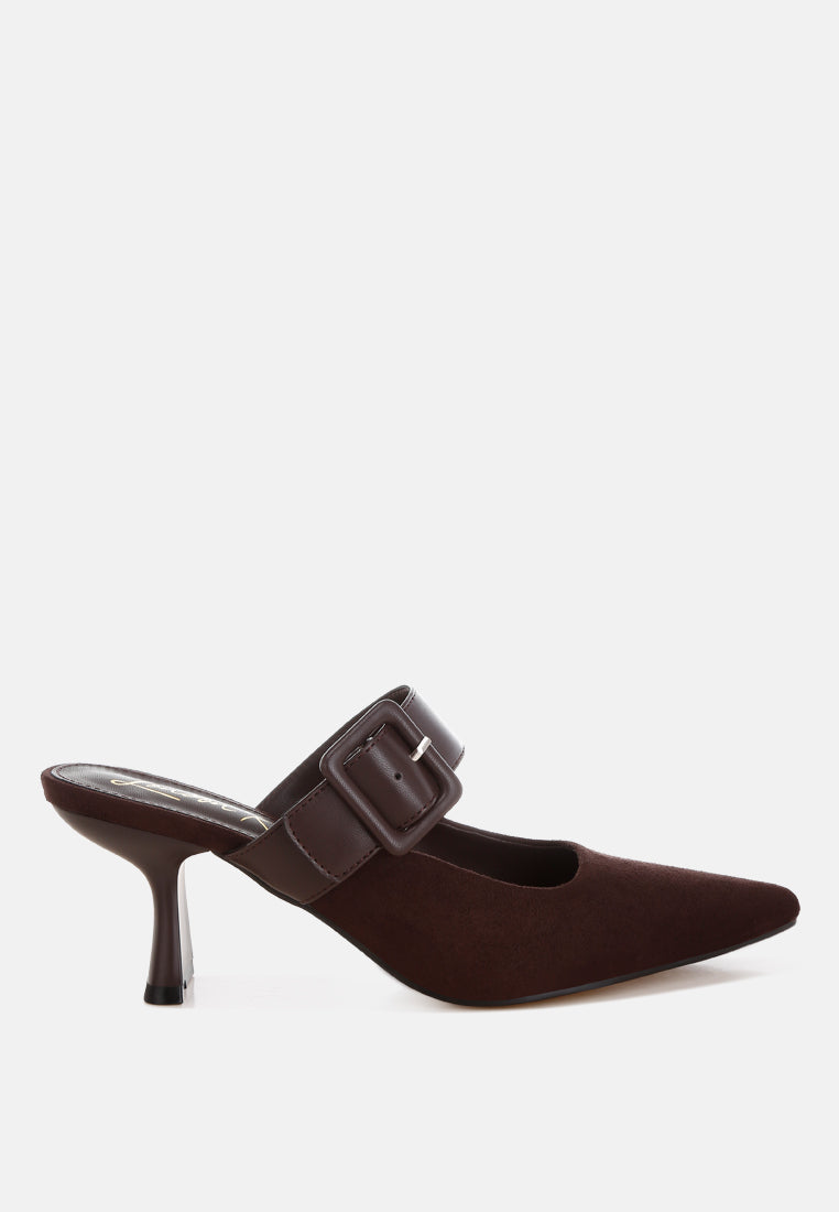 onagra microfiber pointy slip-on mules#color_brown