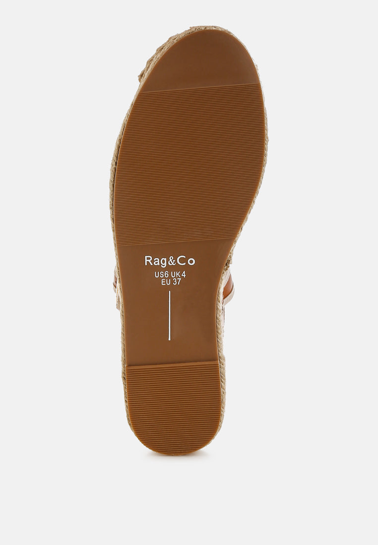 ostac genuine leather mary jane espradrilles by ruw#color_tan