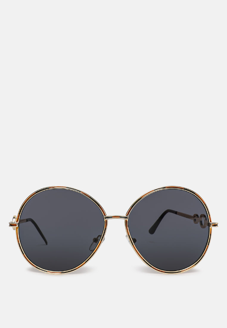 oversized full rim oval sunglasses#color_black