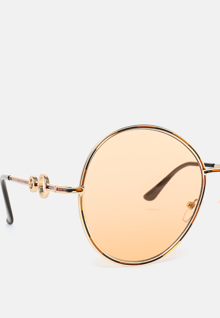 oversized full rim oval sunglasses#color_golden