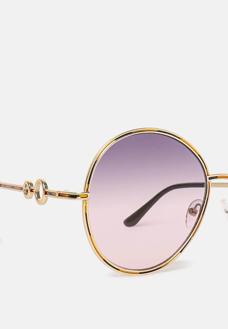 oversized full rim oval sunglasses#color_purple