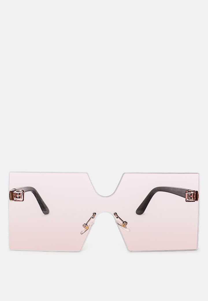 oversized ombre tinted sunglasses#color_light-pink