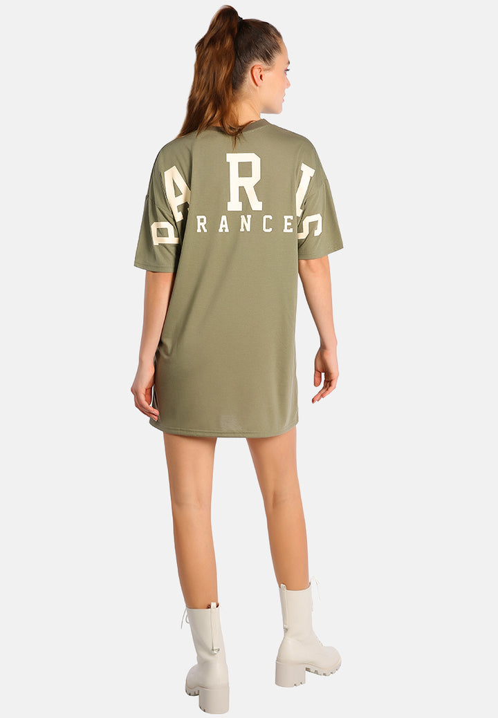 over sized varsity graphic tee top#color_dark-green