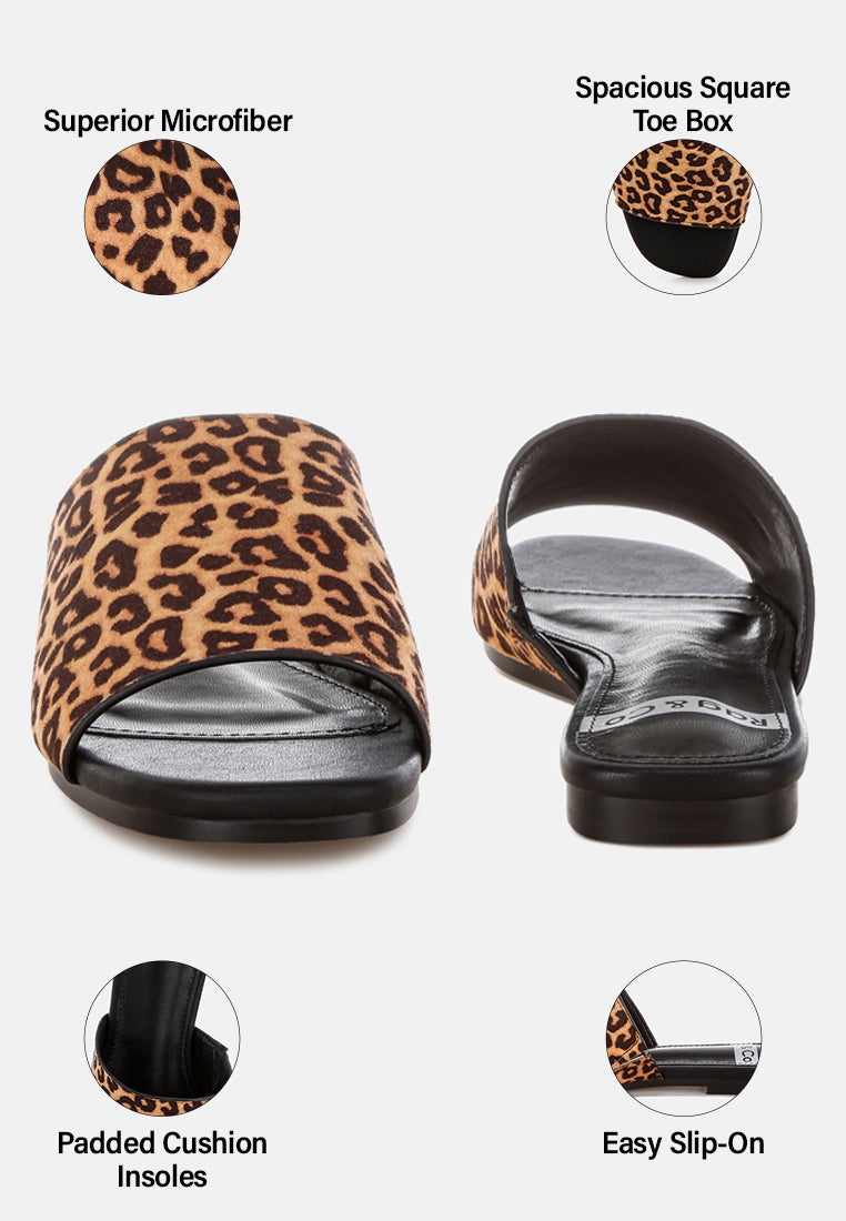 panthera leopard print slider flats#color_leopard