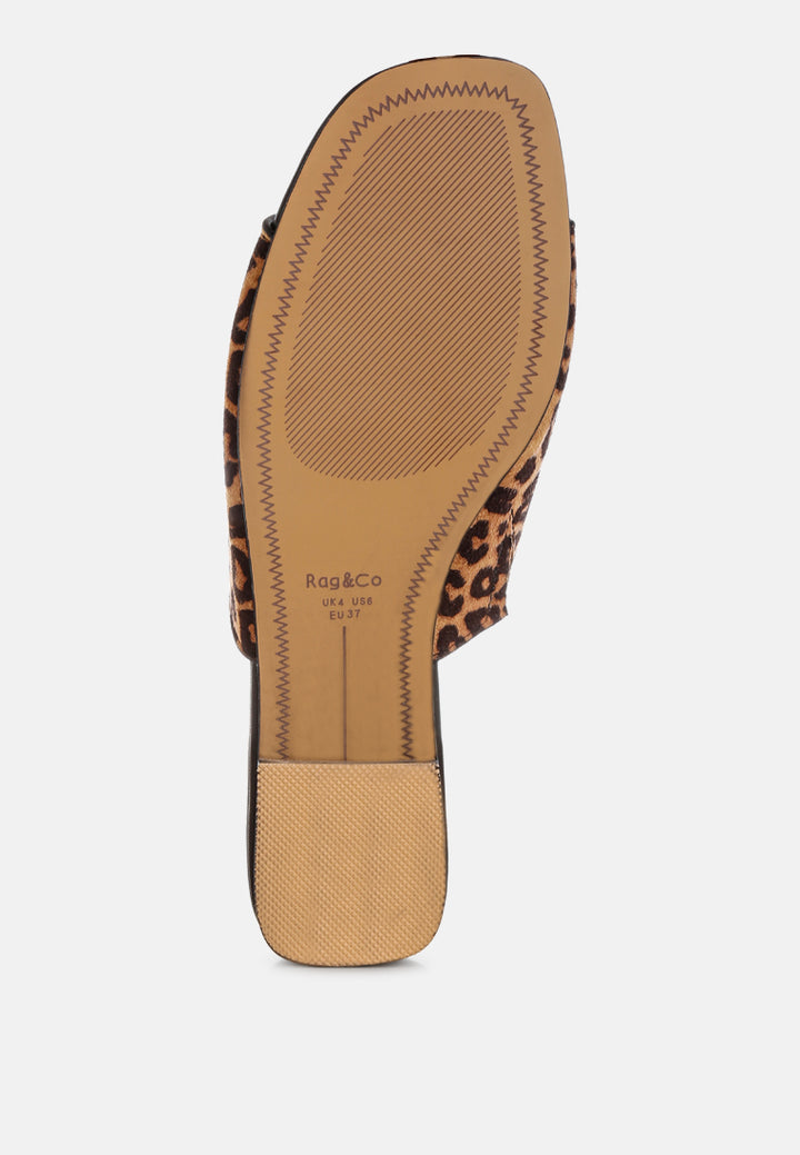 panthera leopard print slider flats#color_leopard
