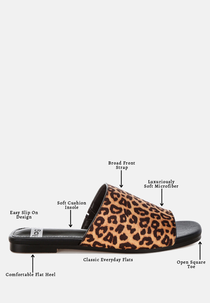 panthera leopard print slider flats#color_leopard