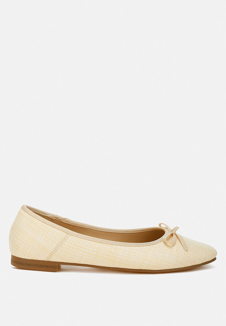 raffia ballet flats by RUW#colour_natural