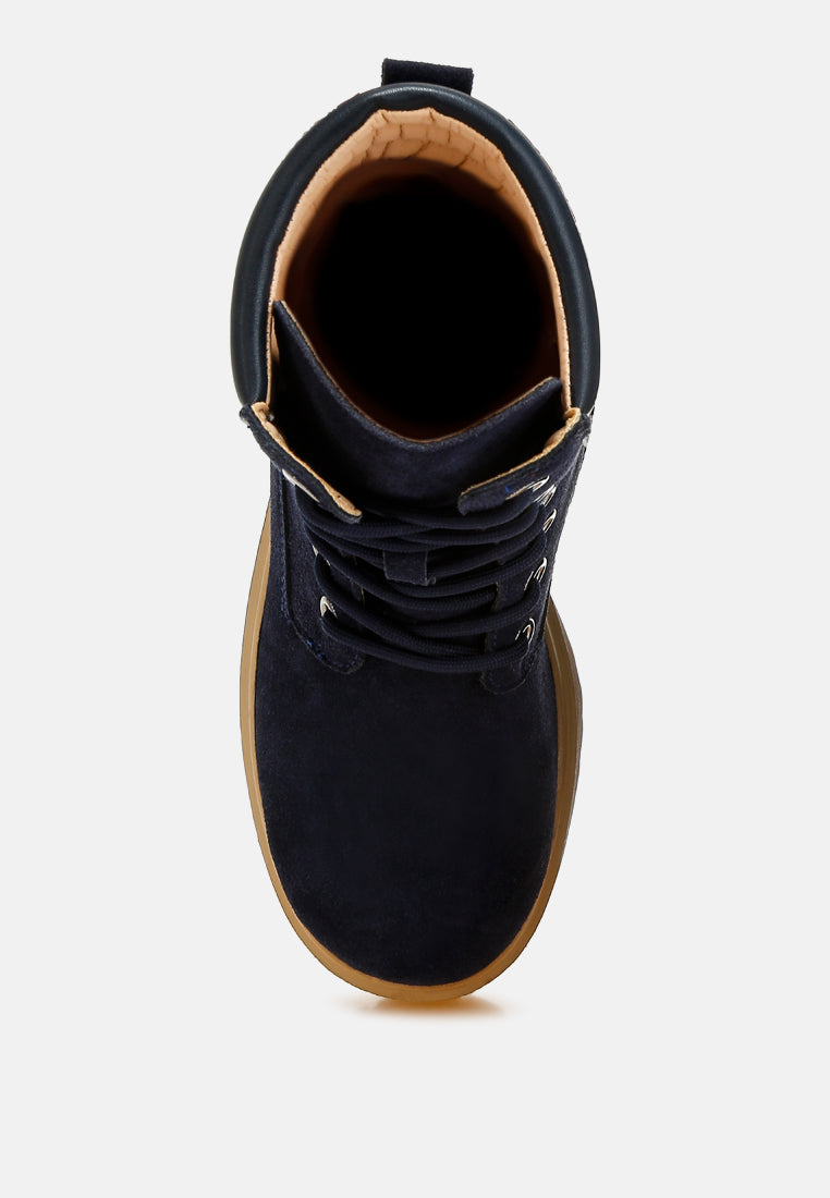 botas altas parula de ante#color_navy