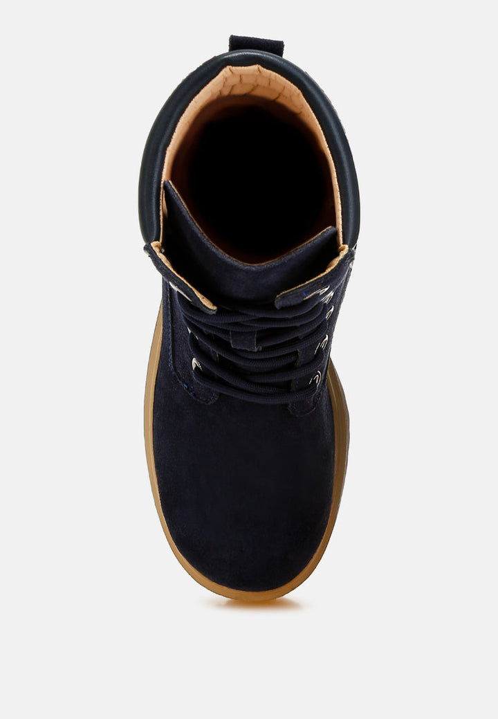 botas altas parula de ante#color_navy