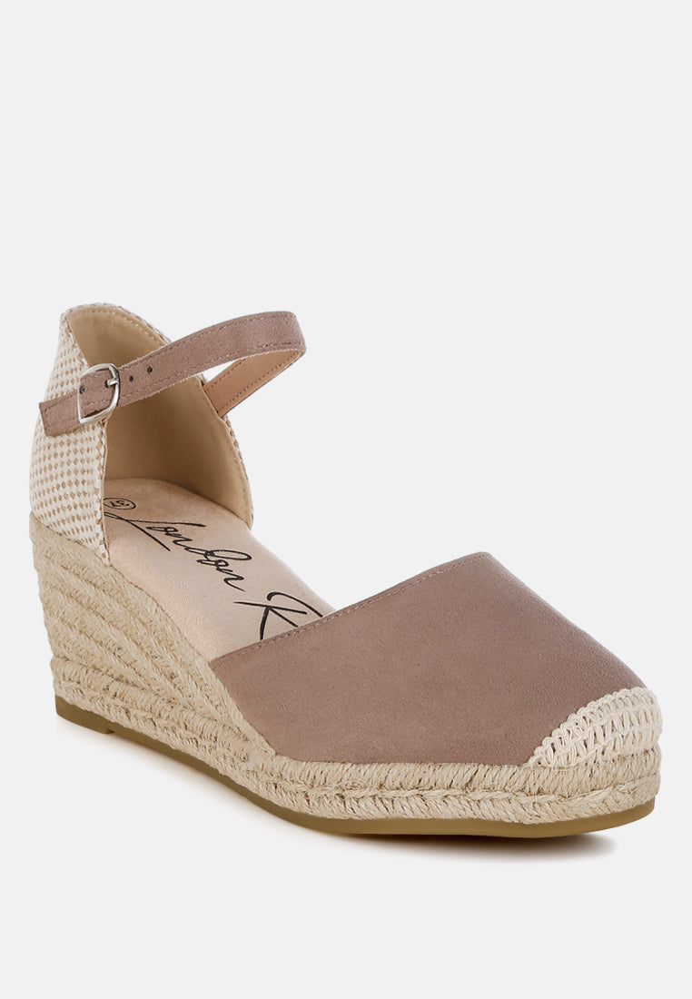 microfiber espadrilles sandals by ruw#color_taupe