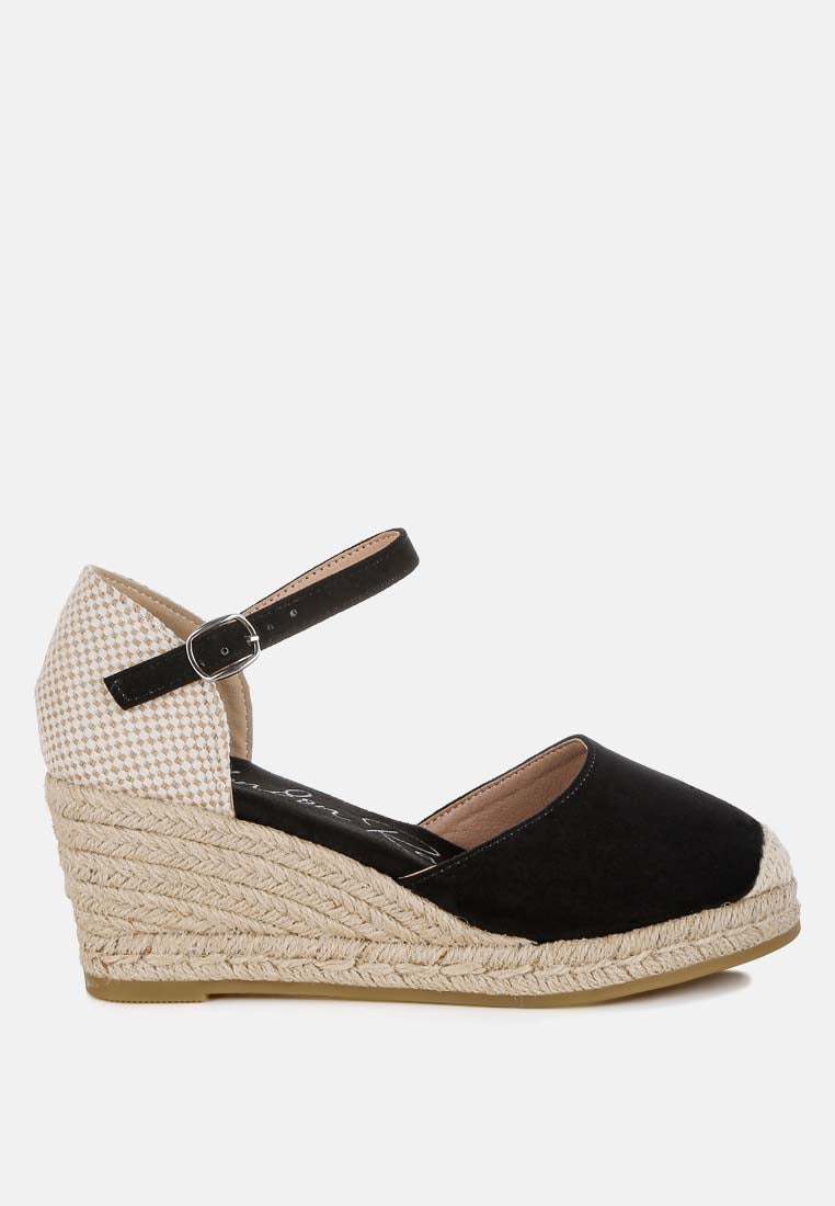 rosene microfiber espadrilles sandals#color_black