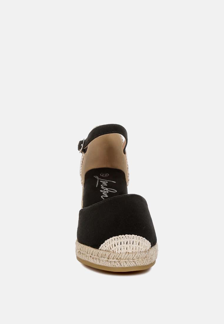 rosene microfiber espadrilles sandals#color_black