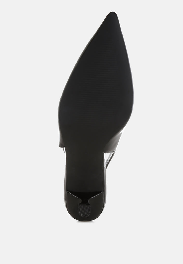 sandal slingback hak kucing dengan mode#color_black