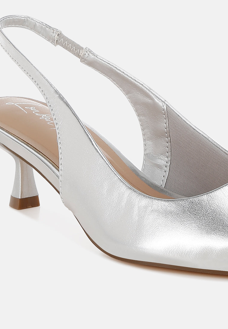 sandal slingback hak kucing dengan mode#color_silver