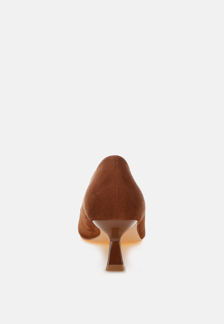 peyton brooch-embellished heel pumps#color_brown-suede