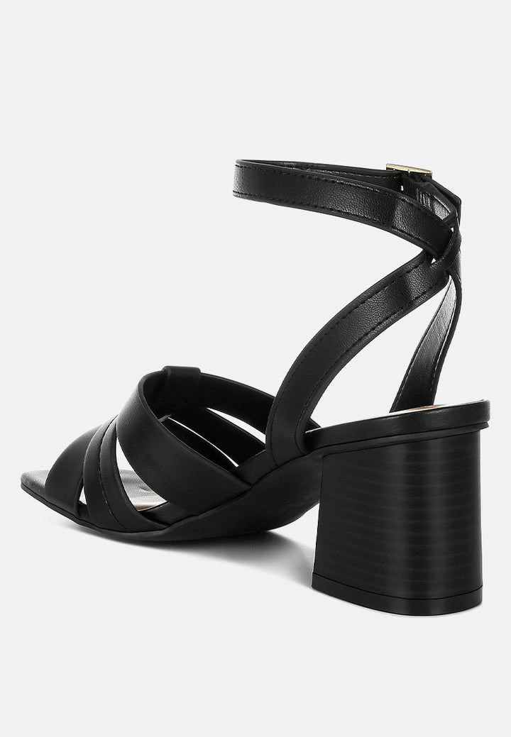 pin buckle ankle strap sandals by ruw#color_black