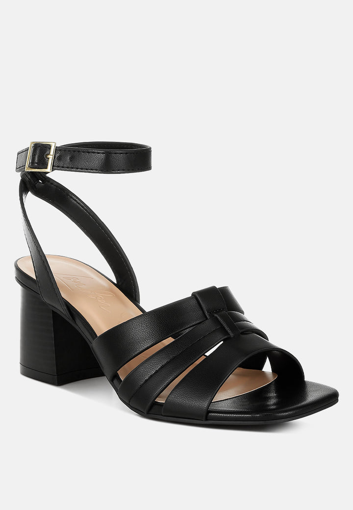 pin buckle ankle strap sandals by ruw#color_black