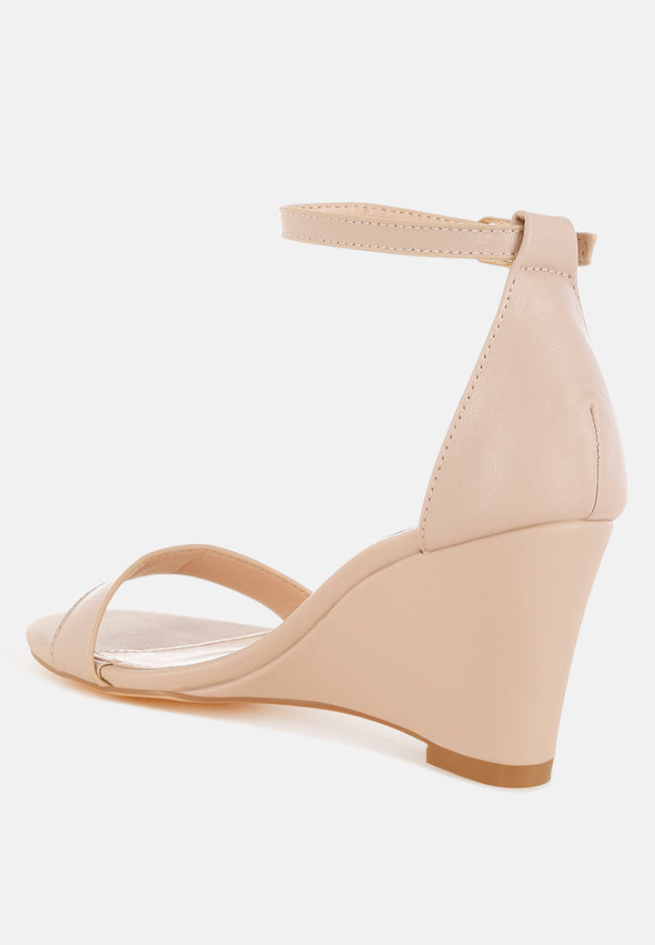 pobora genuine leather slim wedge heel sandals#color_beige