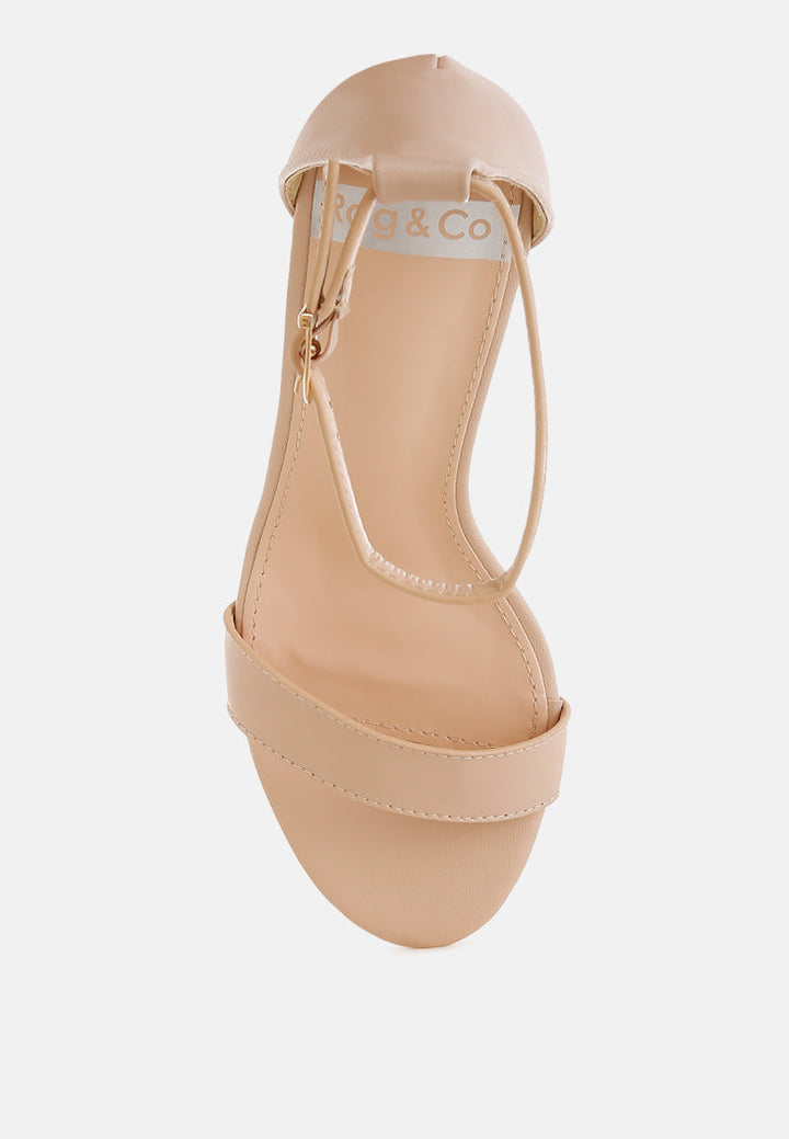 pobora genuine leather slim wedge heel sandals#color_beige